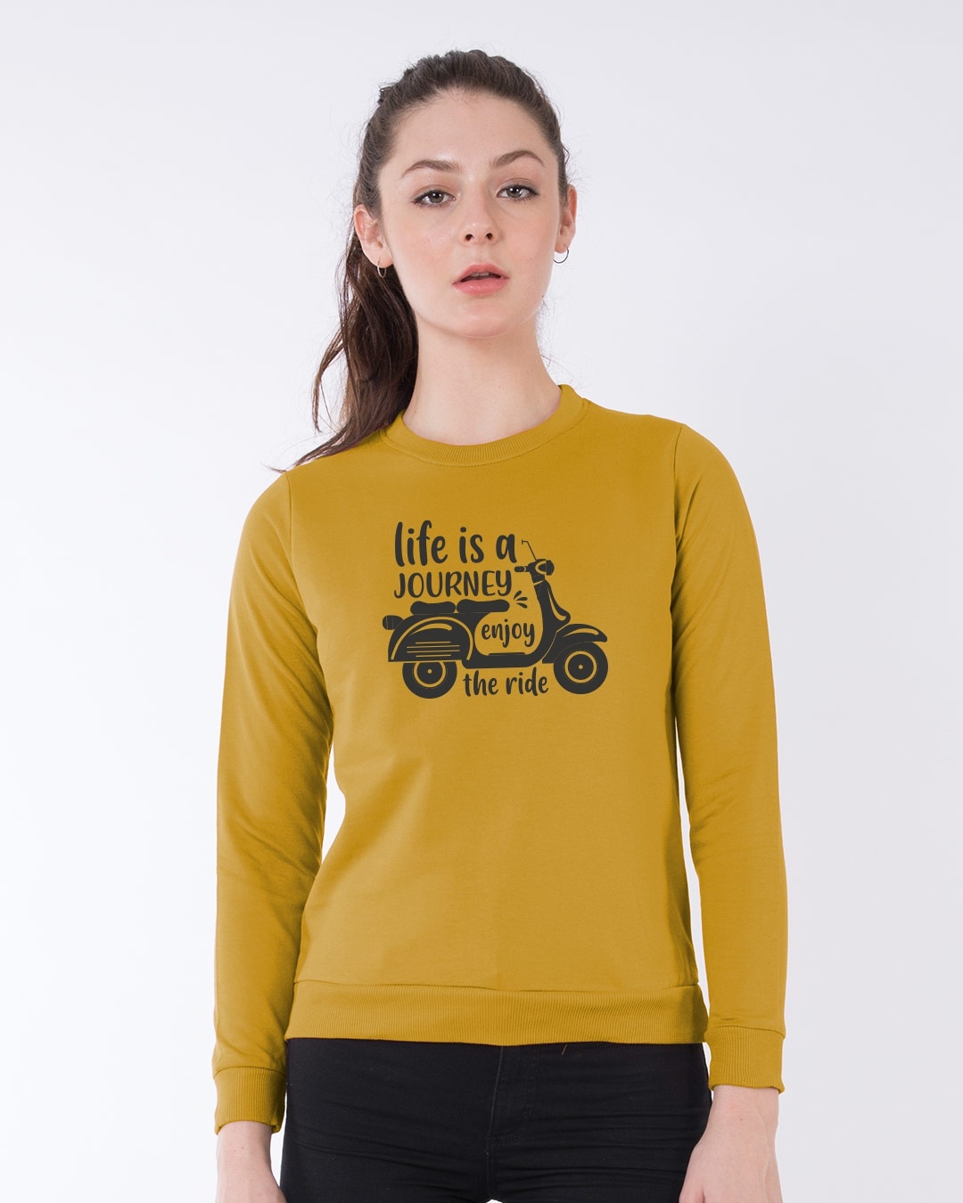 Shop Enjoy The Ride Light Sweatshirt-Front