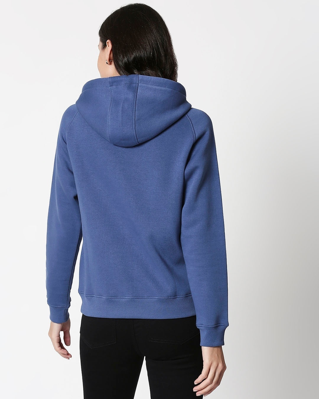 Buy Ensign Blue Basic Hoodie Sweatshirt for Women blue Online at Bewakoof