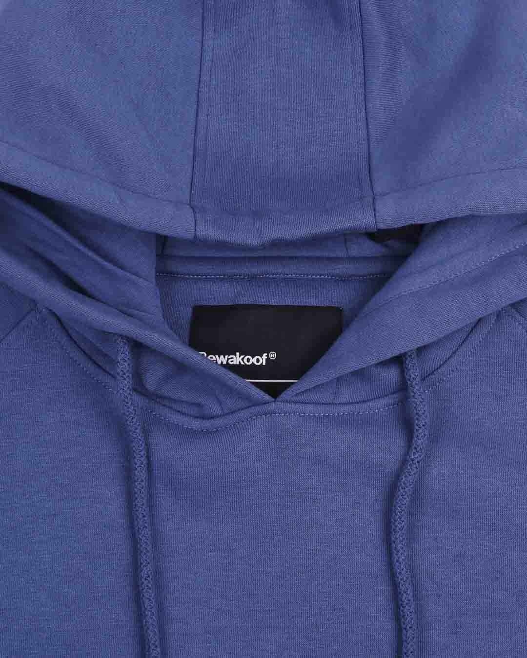 Shop Ensign Blue Basic Hoodie Sweatshirt