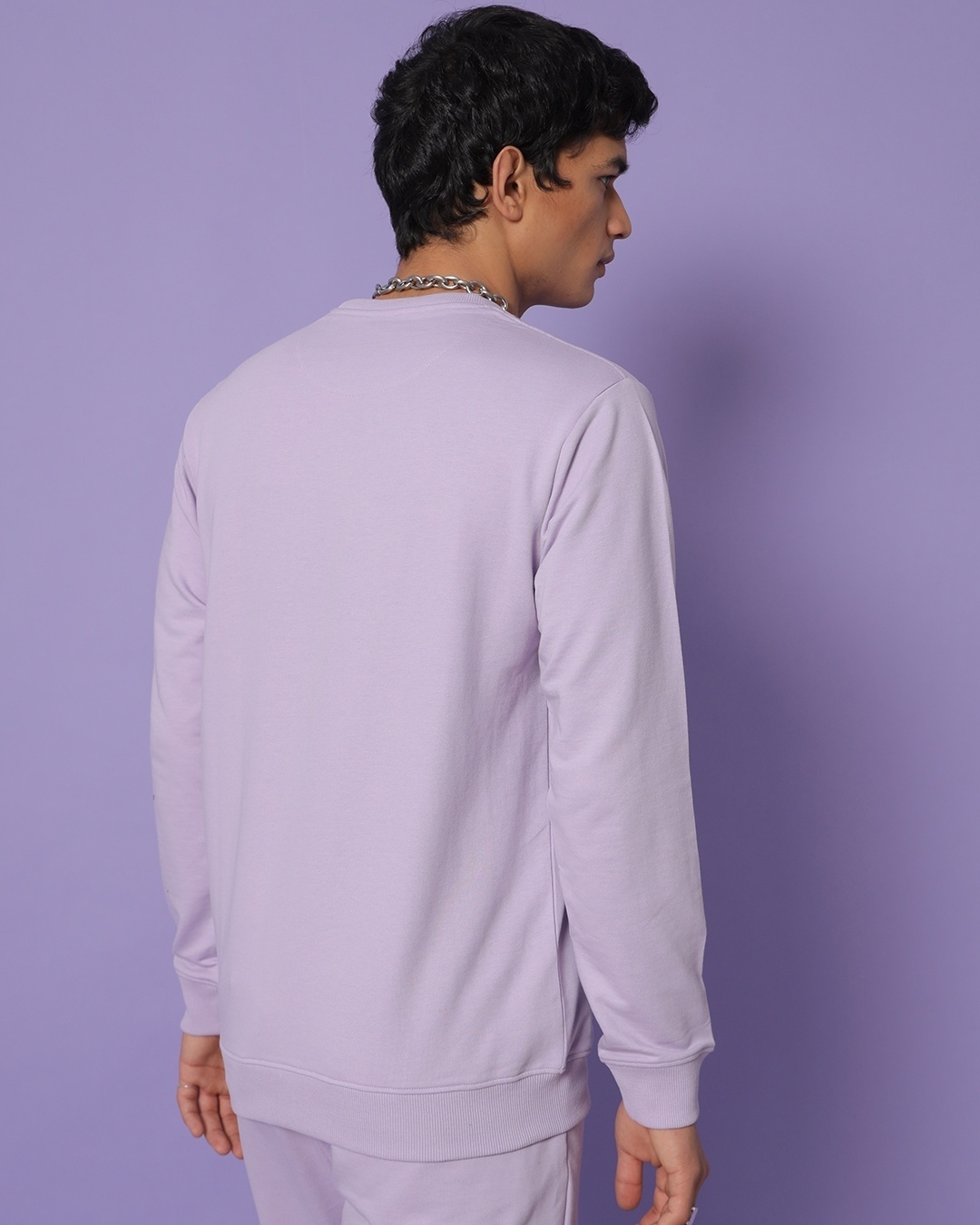 Shop Feel Good Lilac Crew Neck Sweatshirt-Design