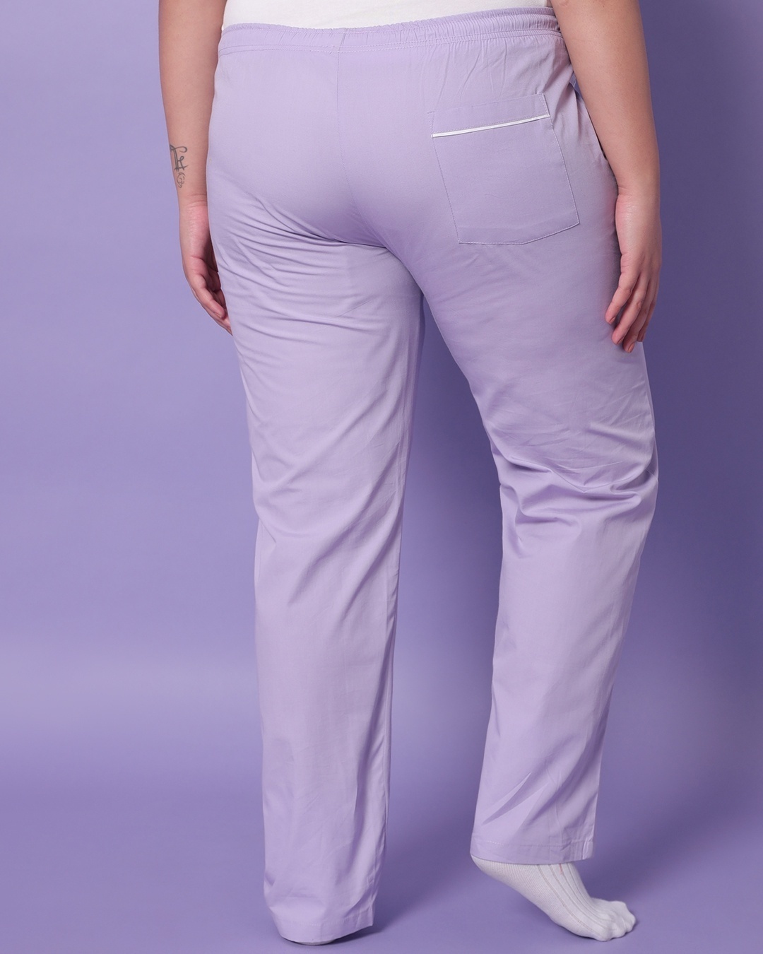 Shop Feel Good Lilac Plus Size Pyjama-Design