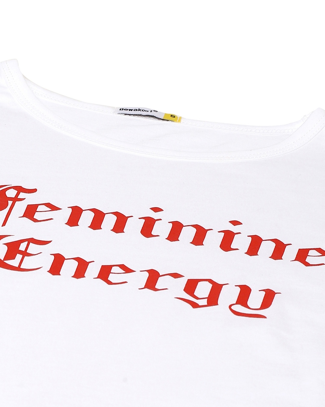 Shop Feminine Energy Round Neck 3/4 Sleeve T-Shirt