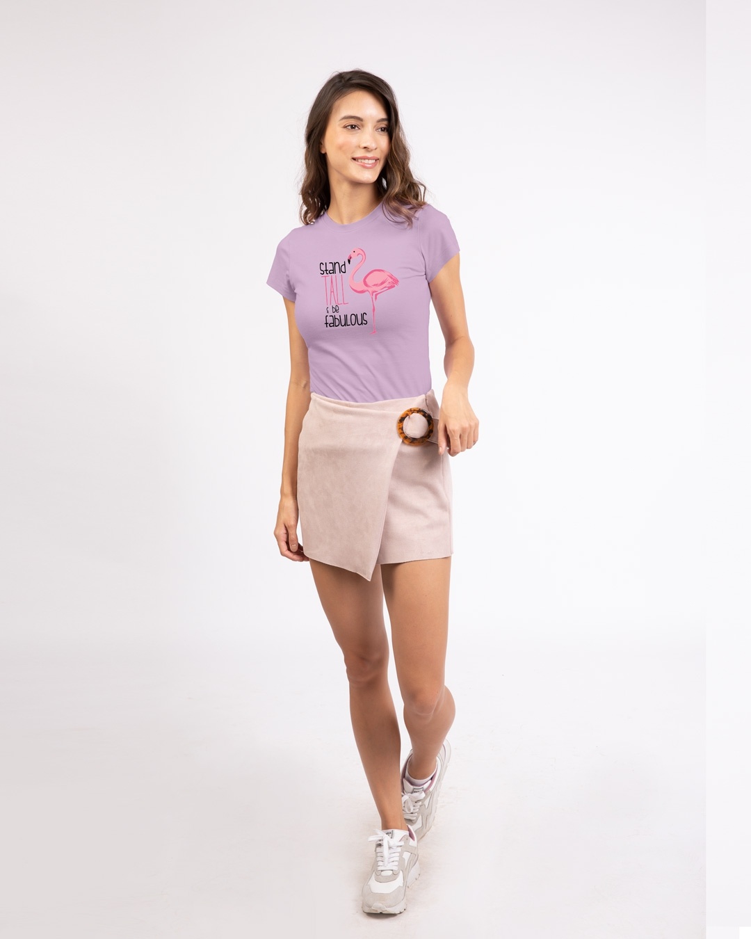 Shop Flamingo Fabulous Half Sleeve T-Shirt-Design