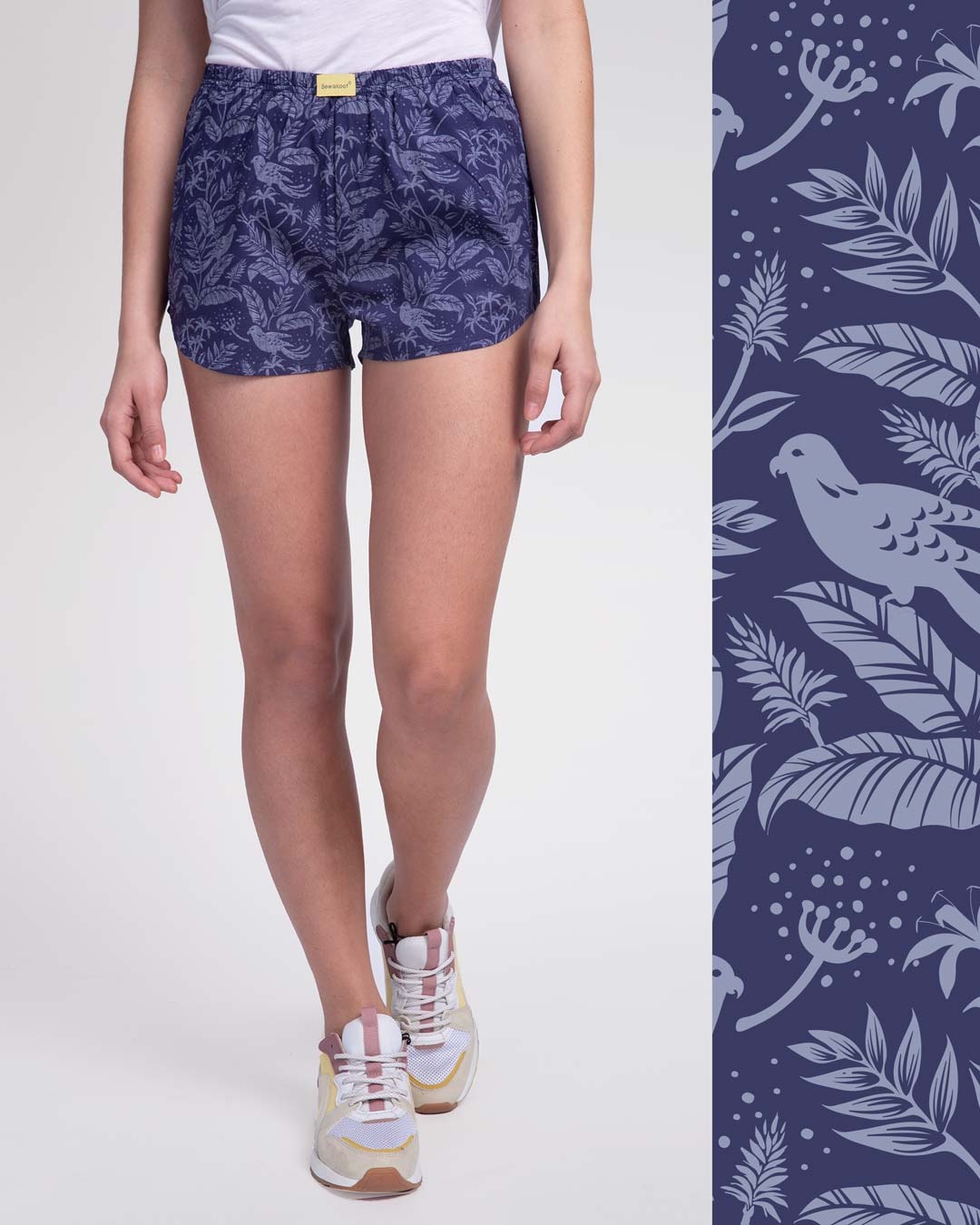 Shop Flora And Fauna All Over Printed Boxer-Front