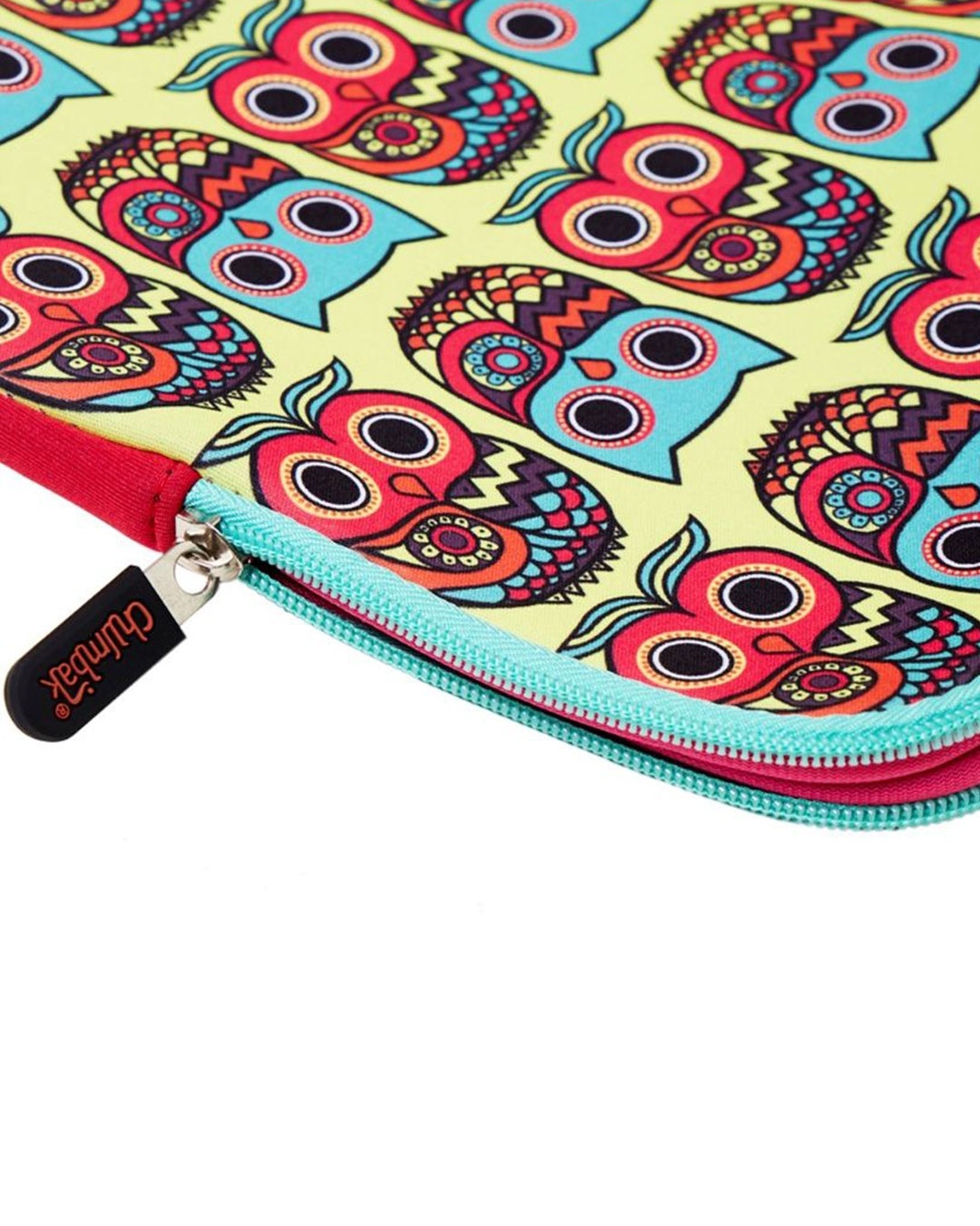 Shop Flower Owl Multicolor Laptop Sleeve 13.3inches