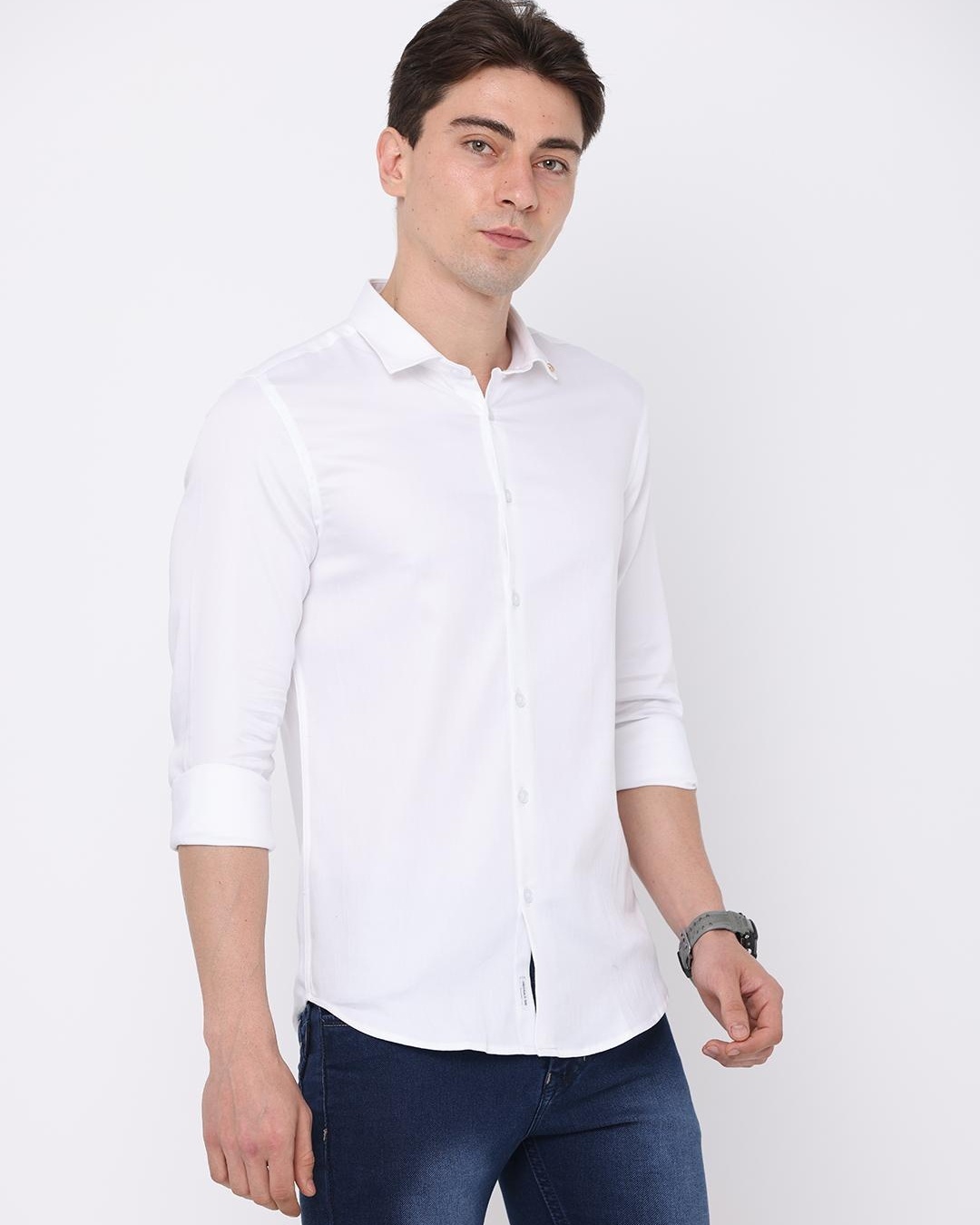 Mens White Shirt Slim Fit Shop Mens White Short Sleeve Dress Shirts Deals  Amazon Lion Nardo