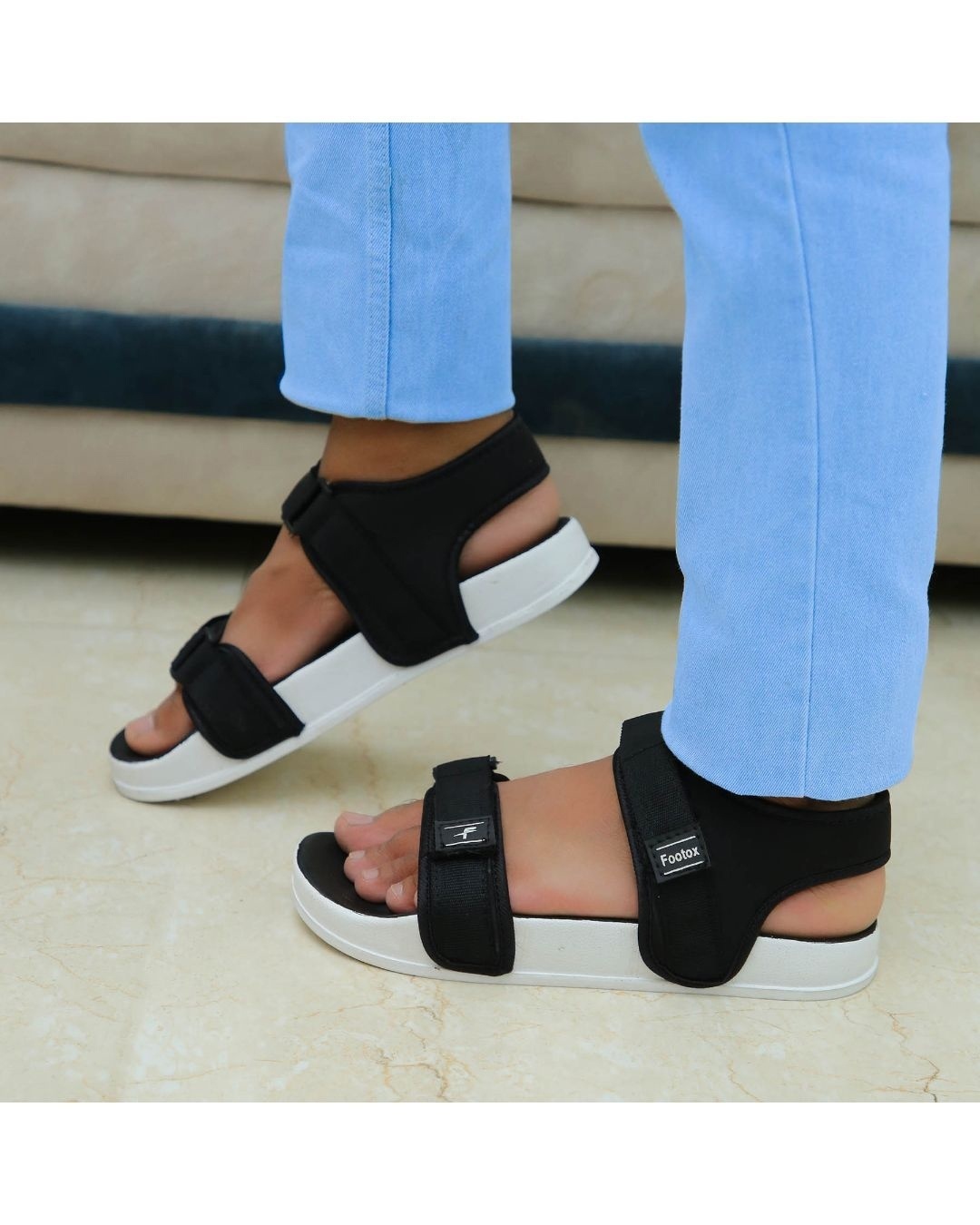Shop Black Comfort Sandals For Men