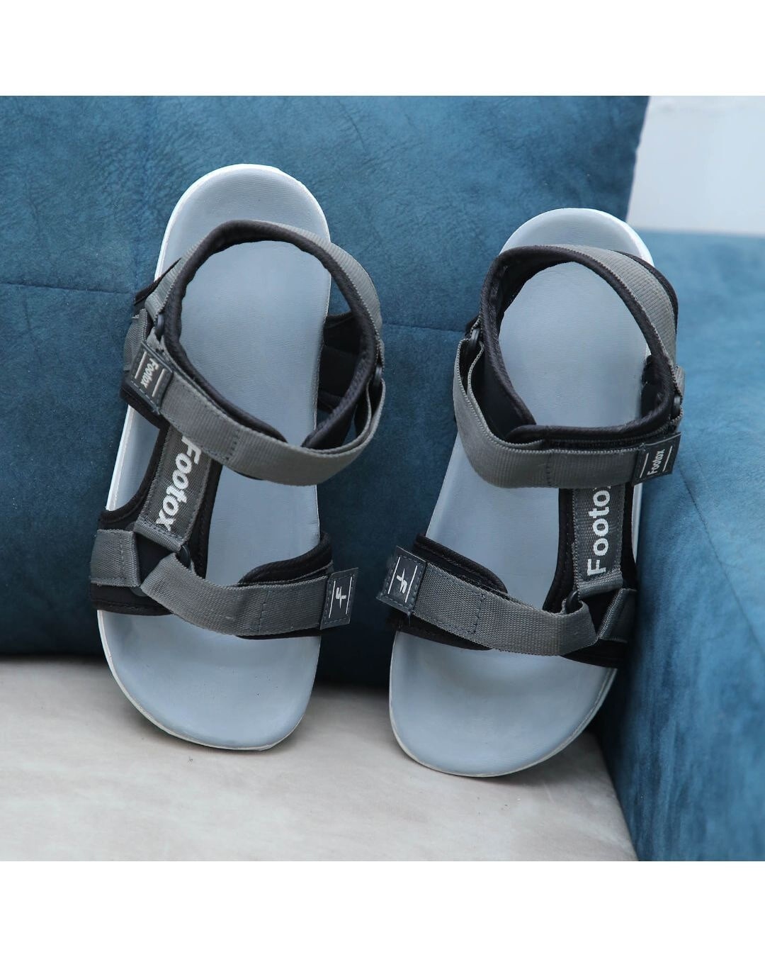 Shop Grey Comfort Sandals For Men