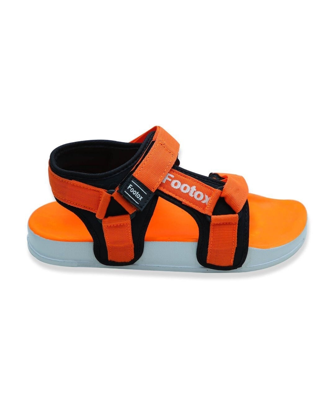 Shop Orange Comfort Sandals For Men