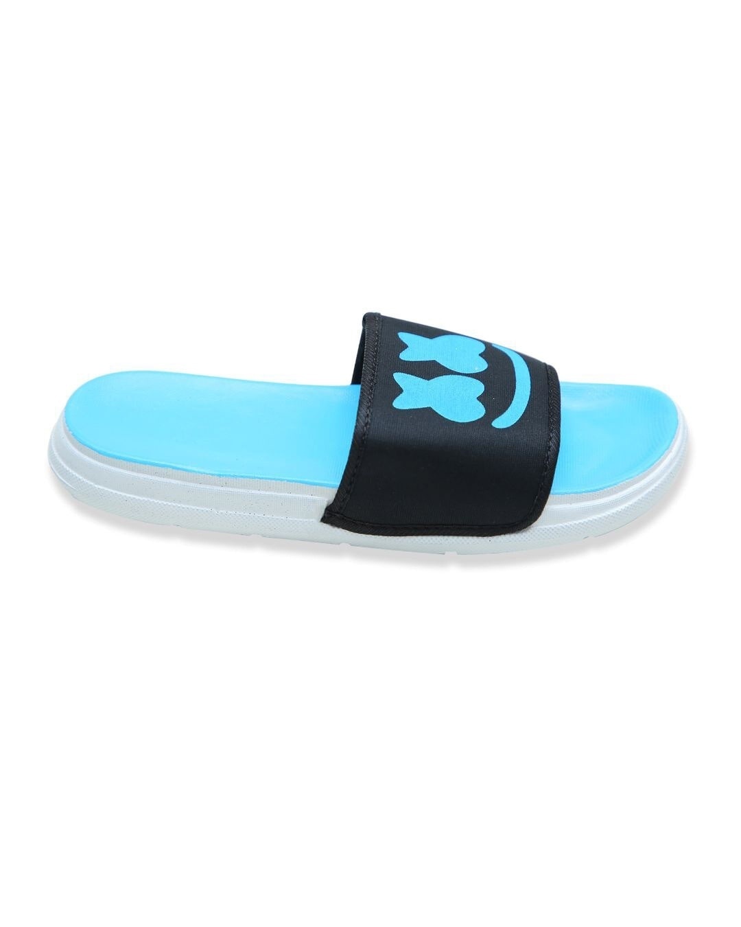 Shop Sky Blue Sliders For Men