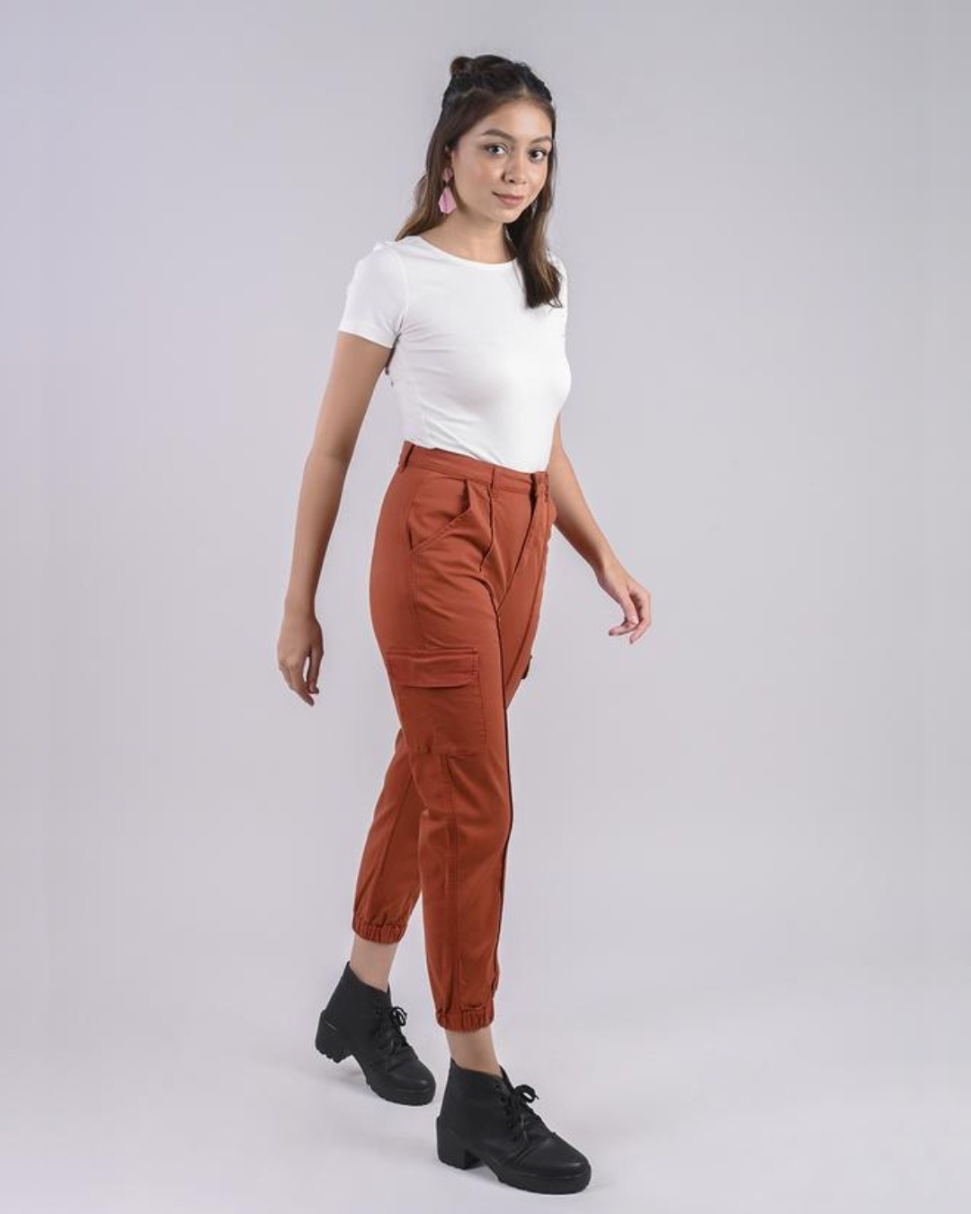 maroon jogger set