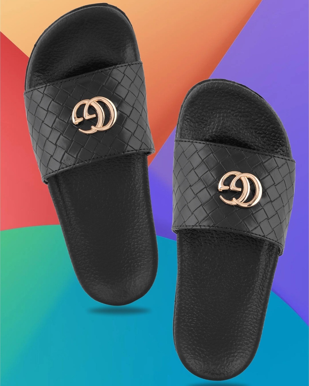 Womens discount embellished sliders