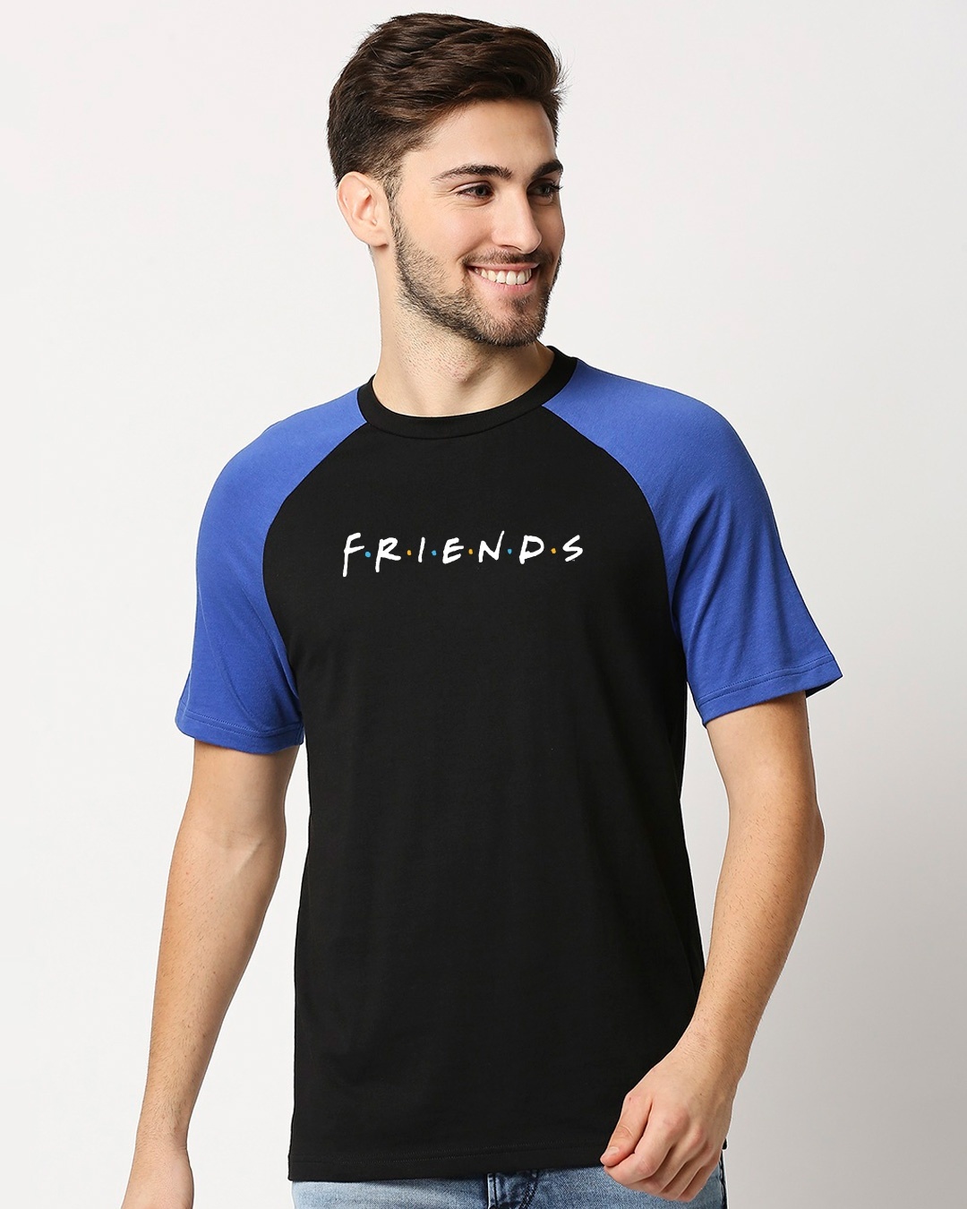 Shop Friends Logo Basic Raglan T-Shirt-Back