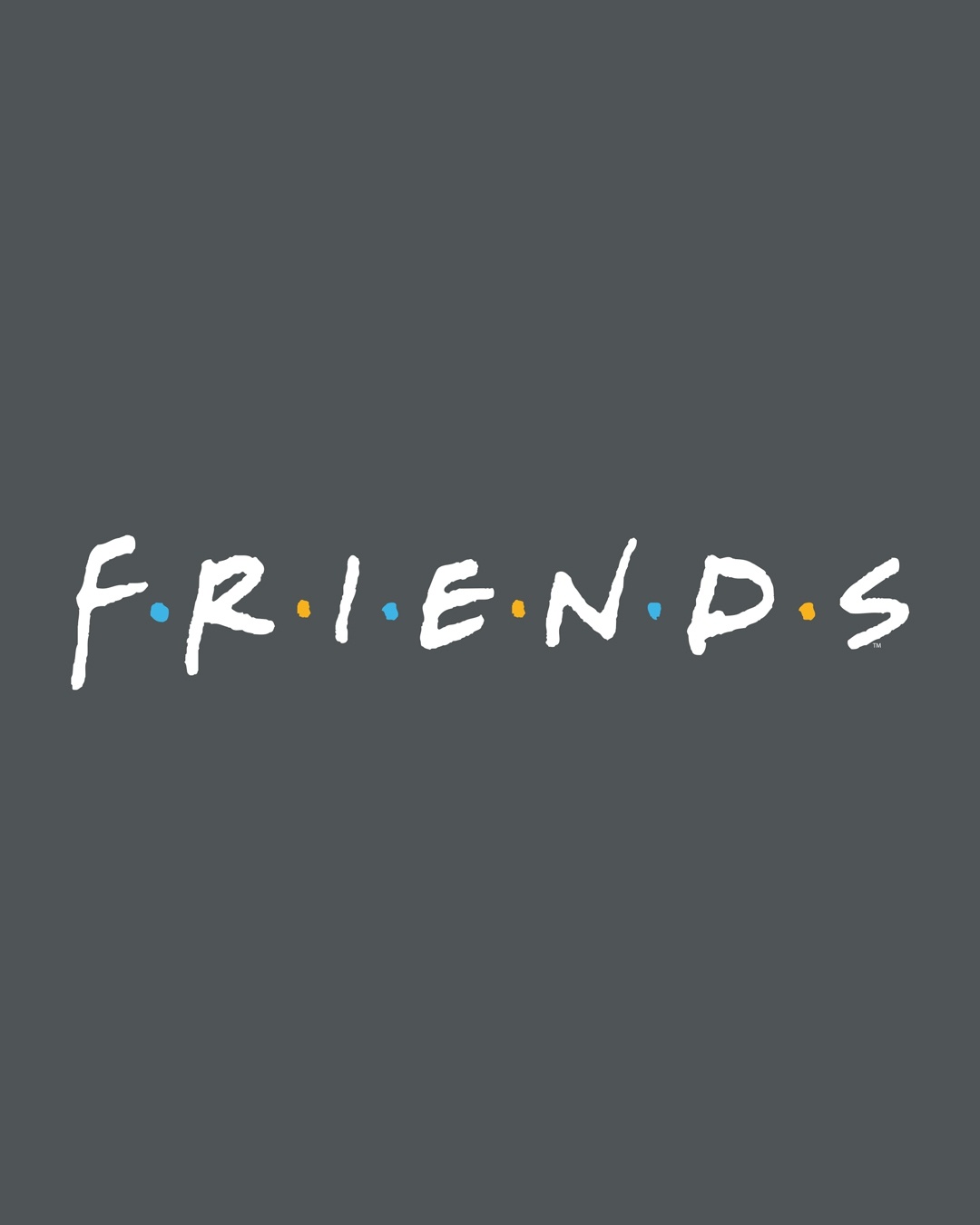 Shop Friends Logo Boyfriend T-Shirt (FRL)-Full