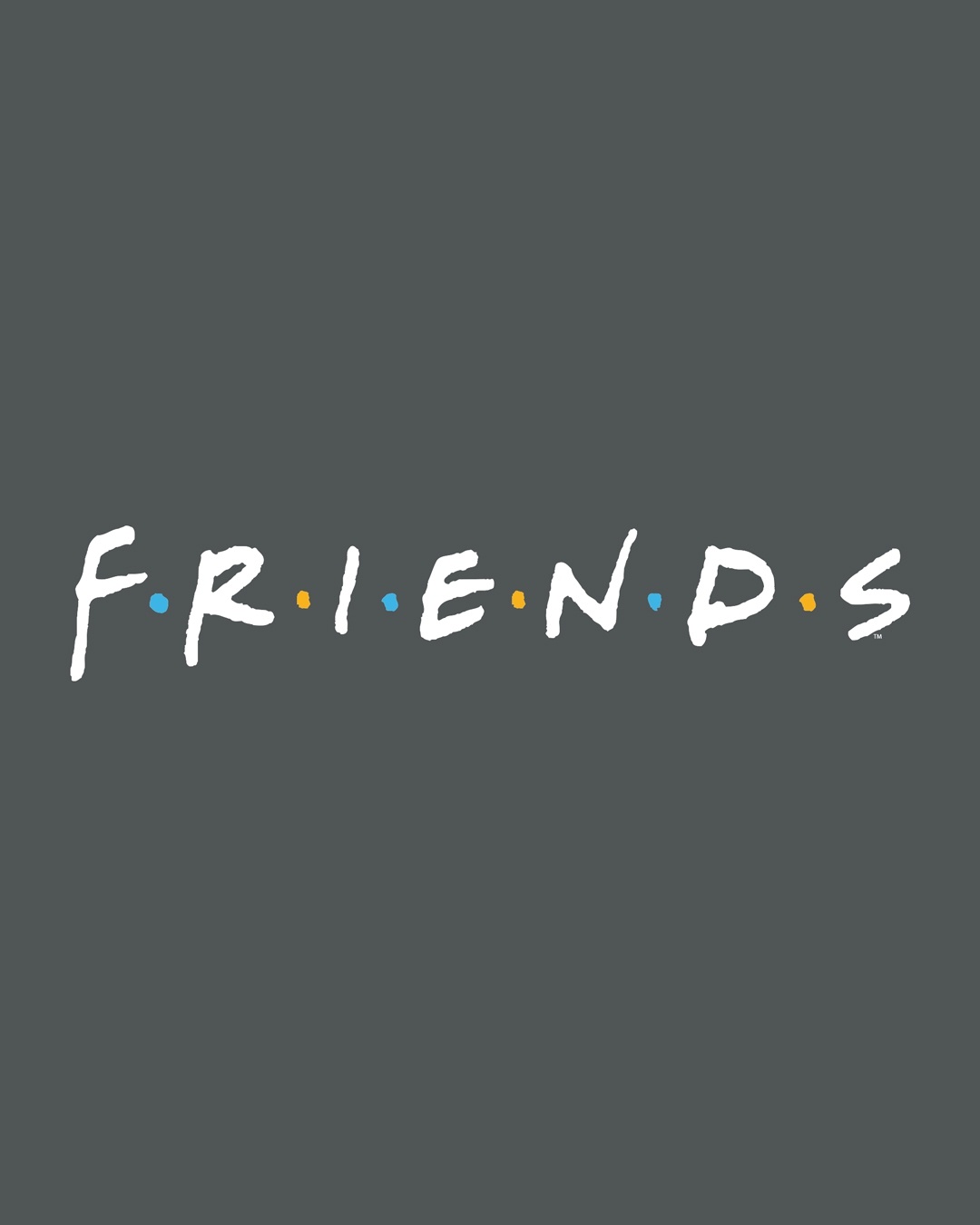 Shop Friends Logo Half Sleeve T-Shirt (FRL)-Full