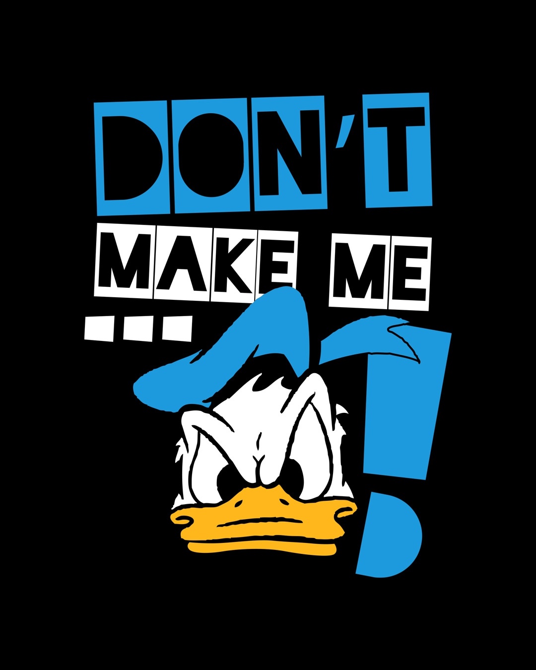 Shop Furious Donald Boyfriend T-Shirt Black (DL)