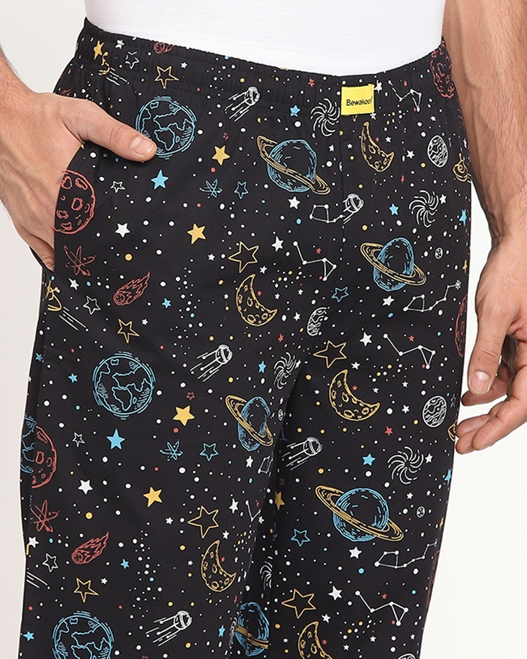 Shop Galaxy Men's Pyjama AOP
