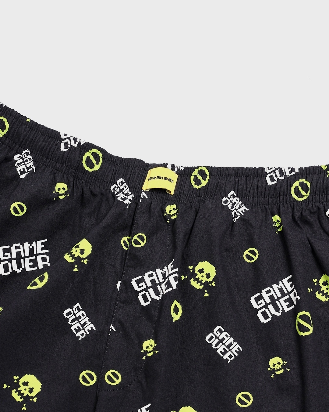 Shop Men's Black Game Over All Over Printed Pyjamas