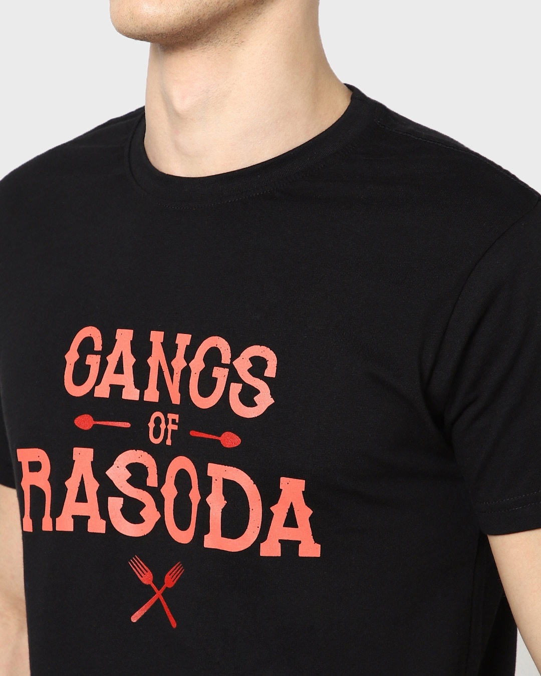 Shop Gangs Of Rasoda Half Sleeve T-Shirt Black