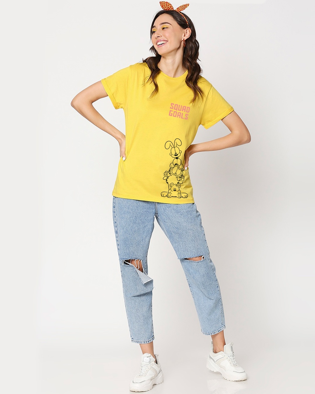 Shop Garfield Squad Boyfriend T-shirt-Design