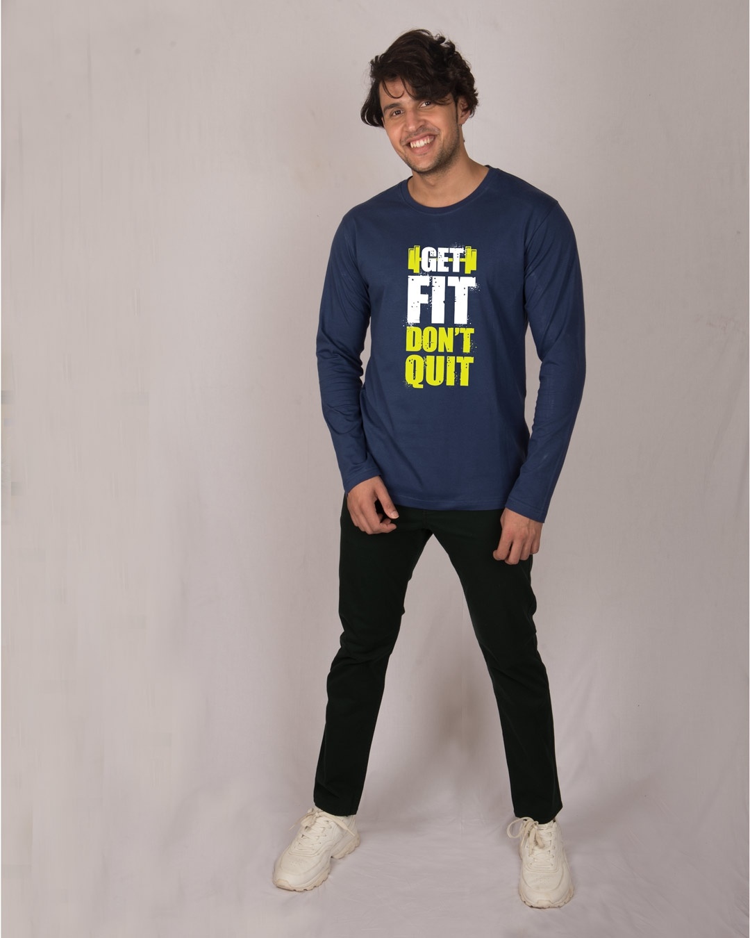 Shop Get Fit Full Sleeve T-Shirt-Design