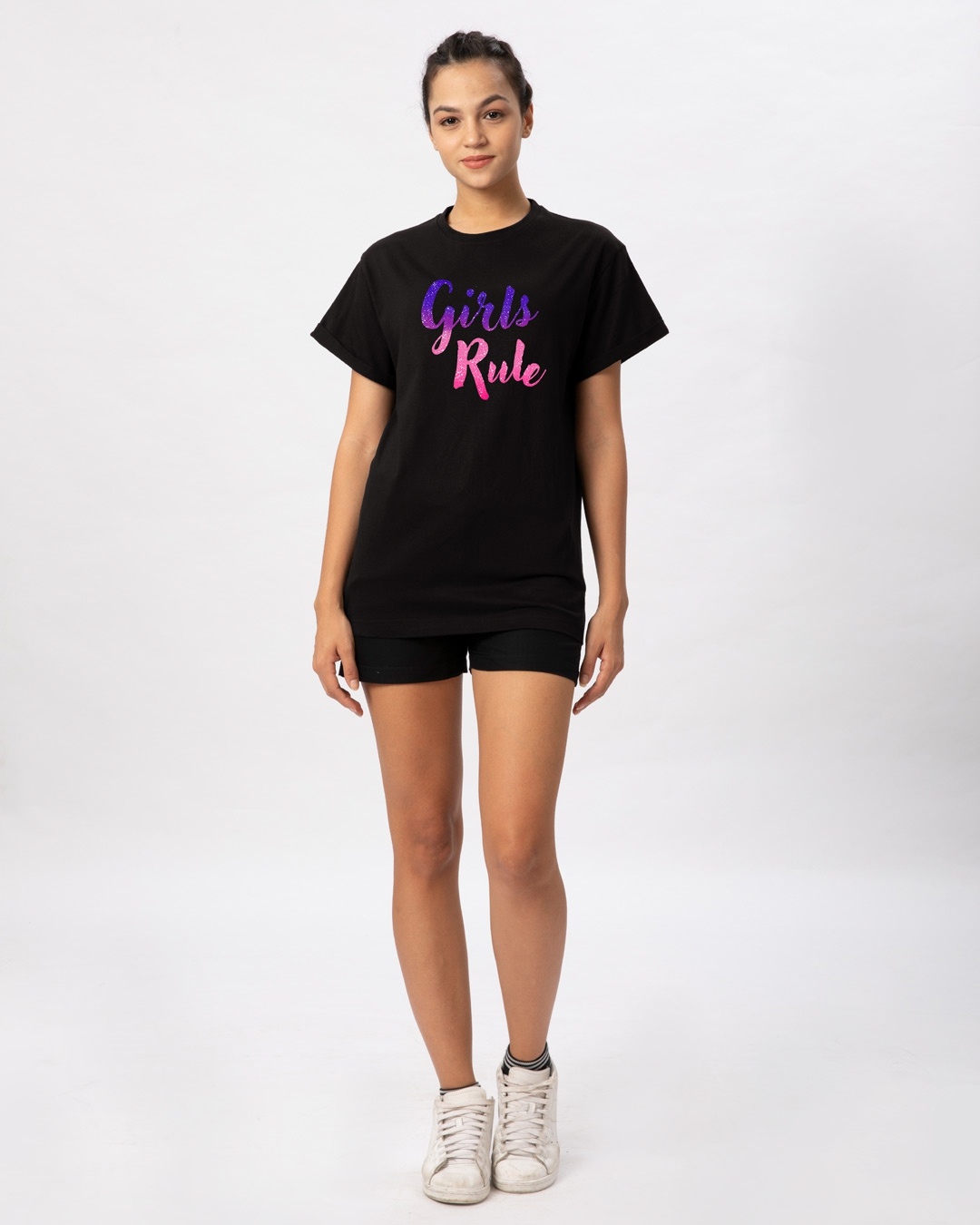 Shop Girls Rule Boyfriend T-Shirt-Full