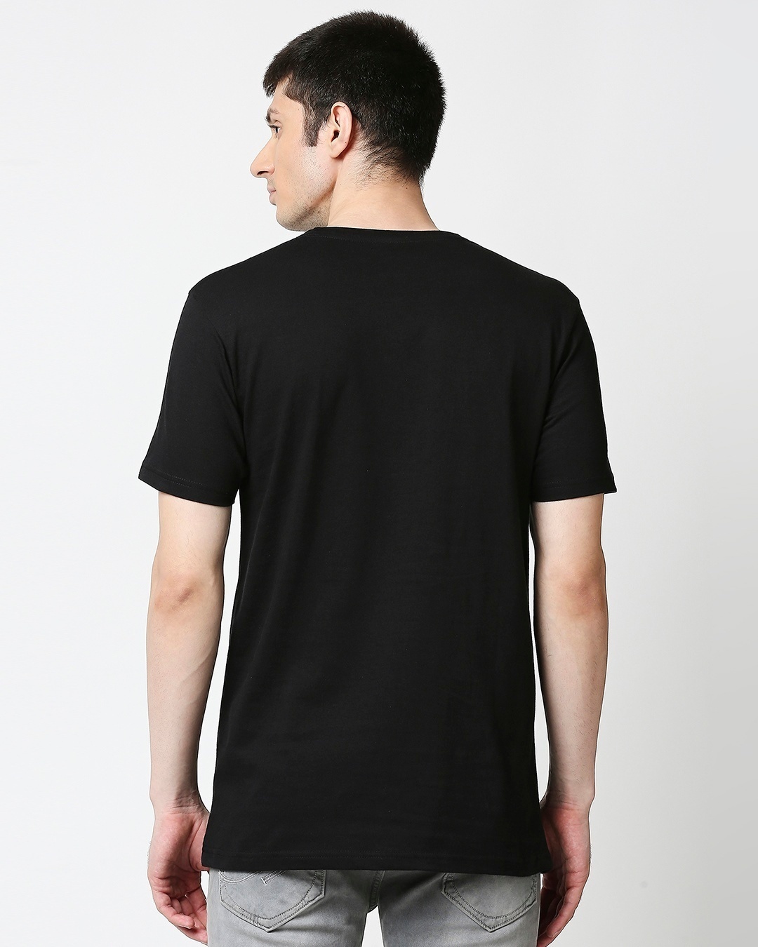 Shop Goofy Half Sleeves Hperprint T-Shirt (DL) Black-Design