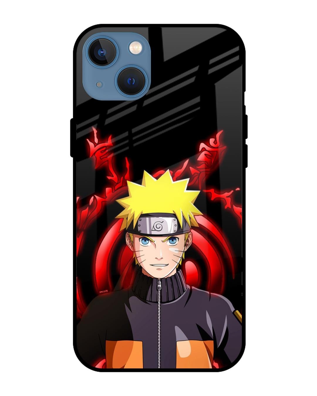 Shop Great Naruto Premium Glass Case for Apple iPhone 13 (Shock Proof,Scratch Resistant)-Front