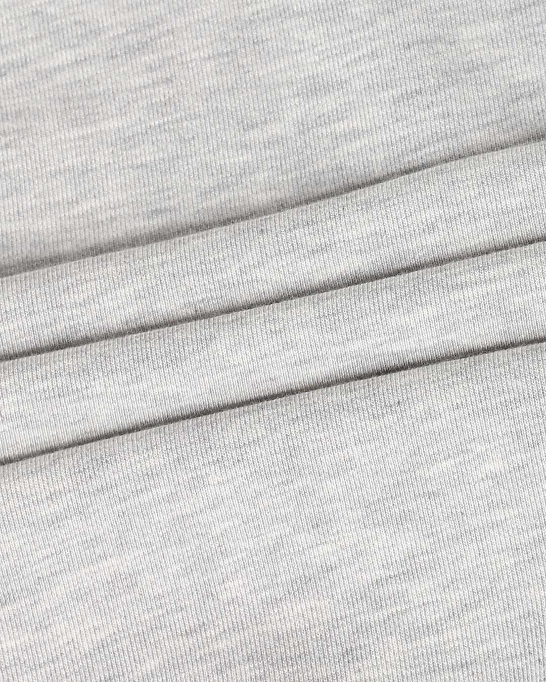 Shop Grey Melange Zipper Sweatshirt