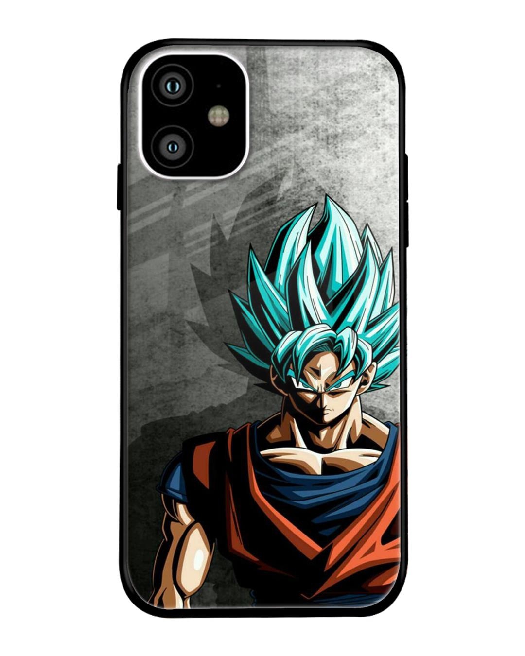 Shop Grunge Goku Premium Glass Case for Apple iPhone 11 (Shock Proof,Scratch Resistant)-Front