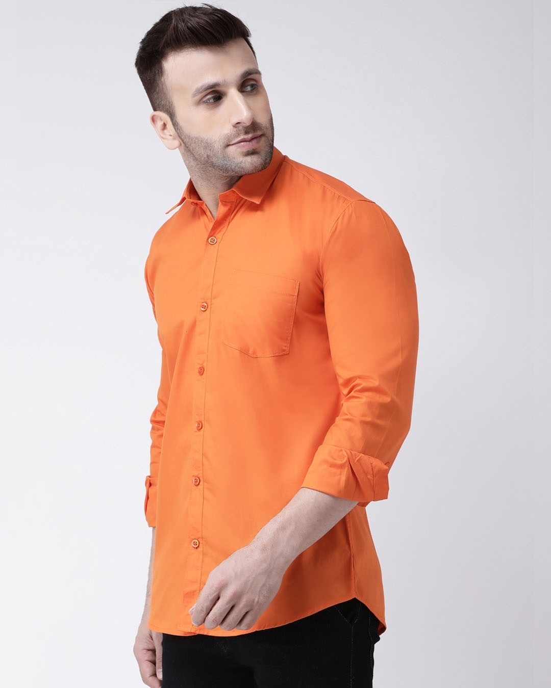 Shop Solid Casual Shirt-Back