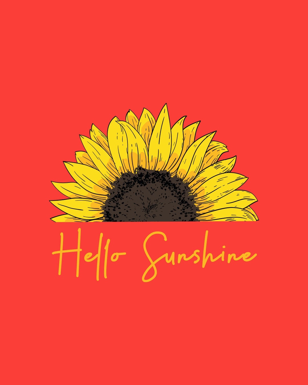 Shop Hello Sunshine Crewneck Varsity Rib T-Shirt Multicolor-Full