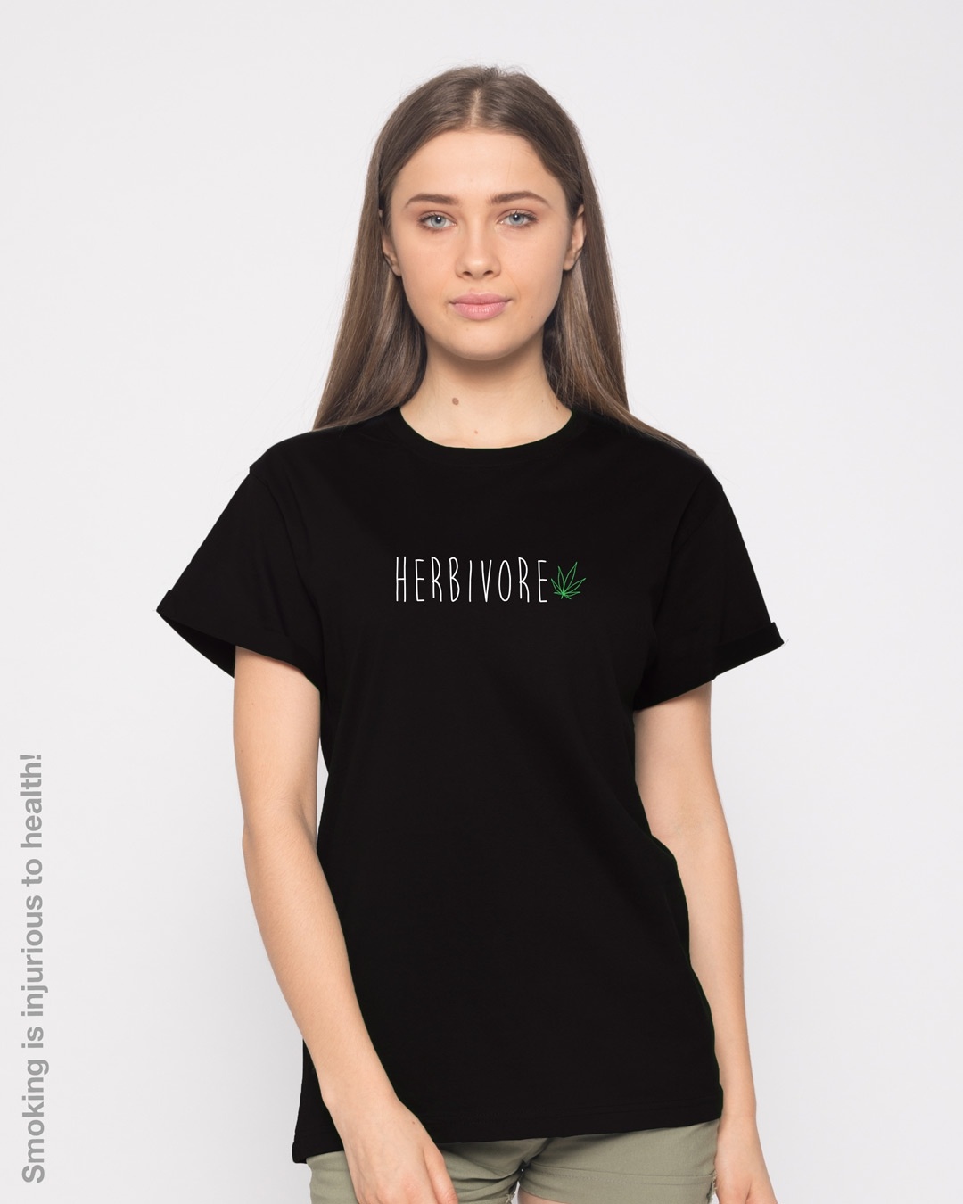 Shop Herbivore Boyfriend T-Shirt-Front