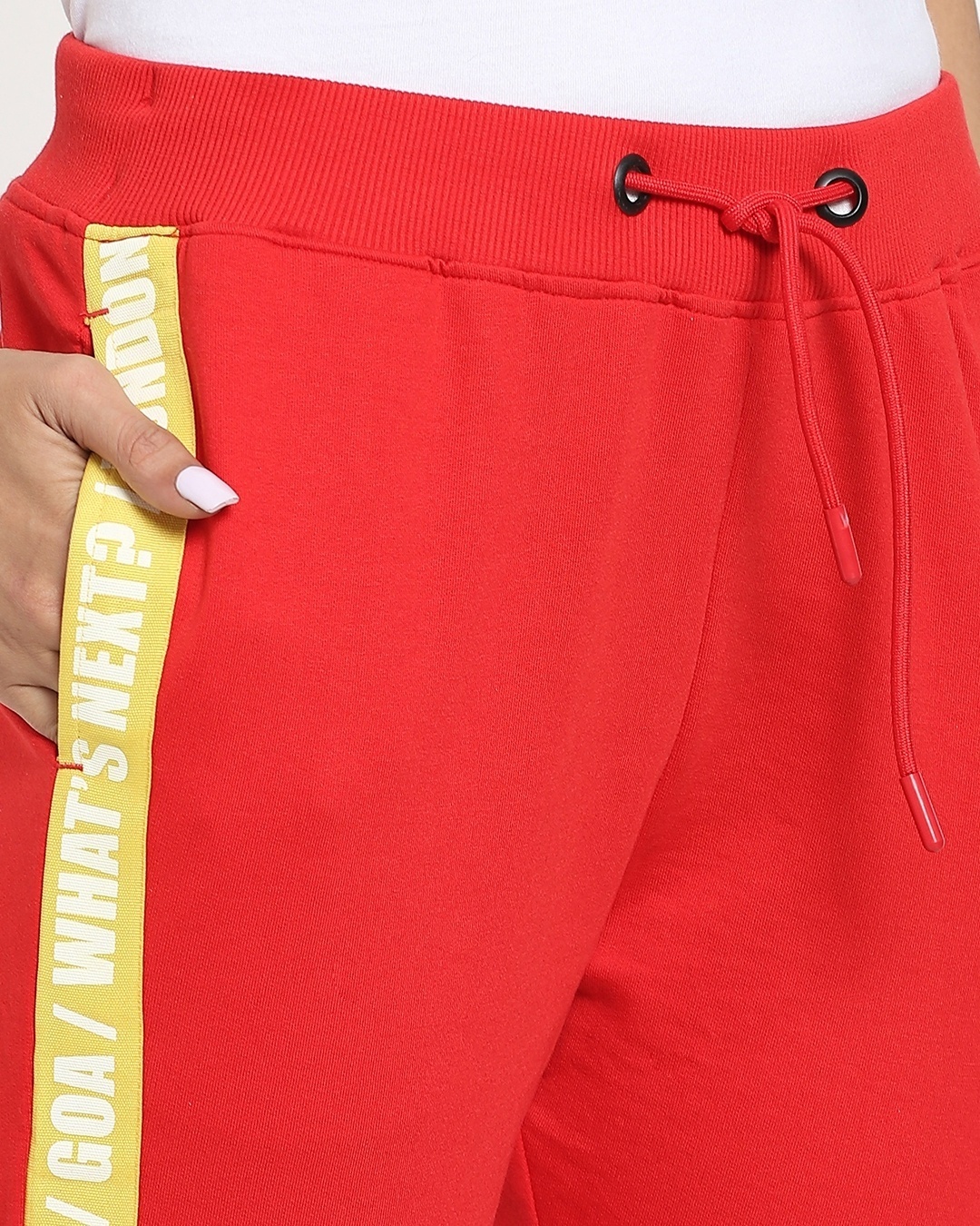 Shop High Risk Red EVA Fashion Joggers AW 21-Full