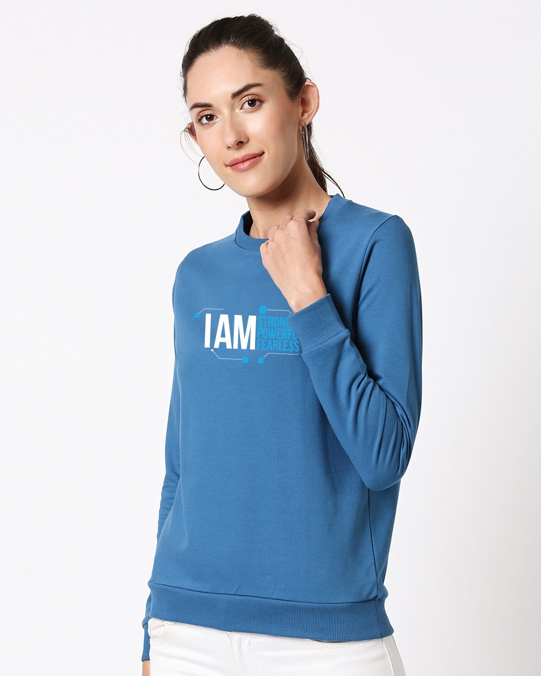 Shop I AM Fleece Sweatshirt-Design
