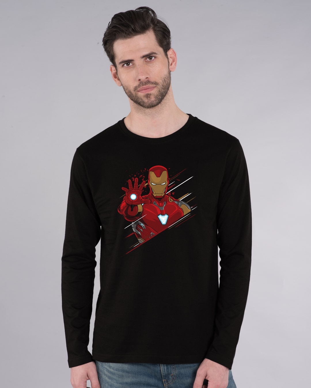 Iron man t shirt full outlet sleeve