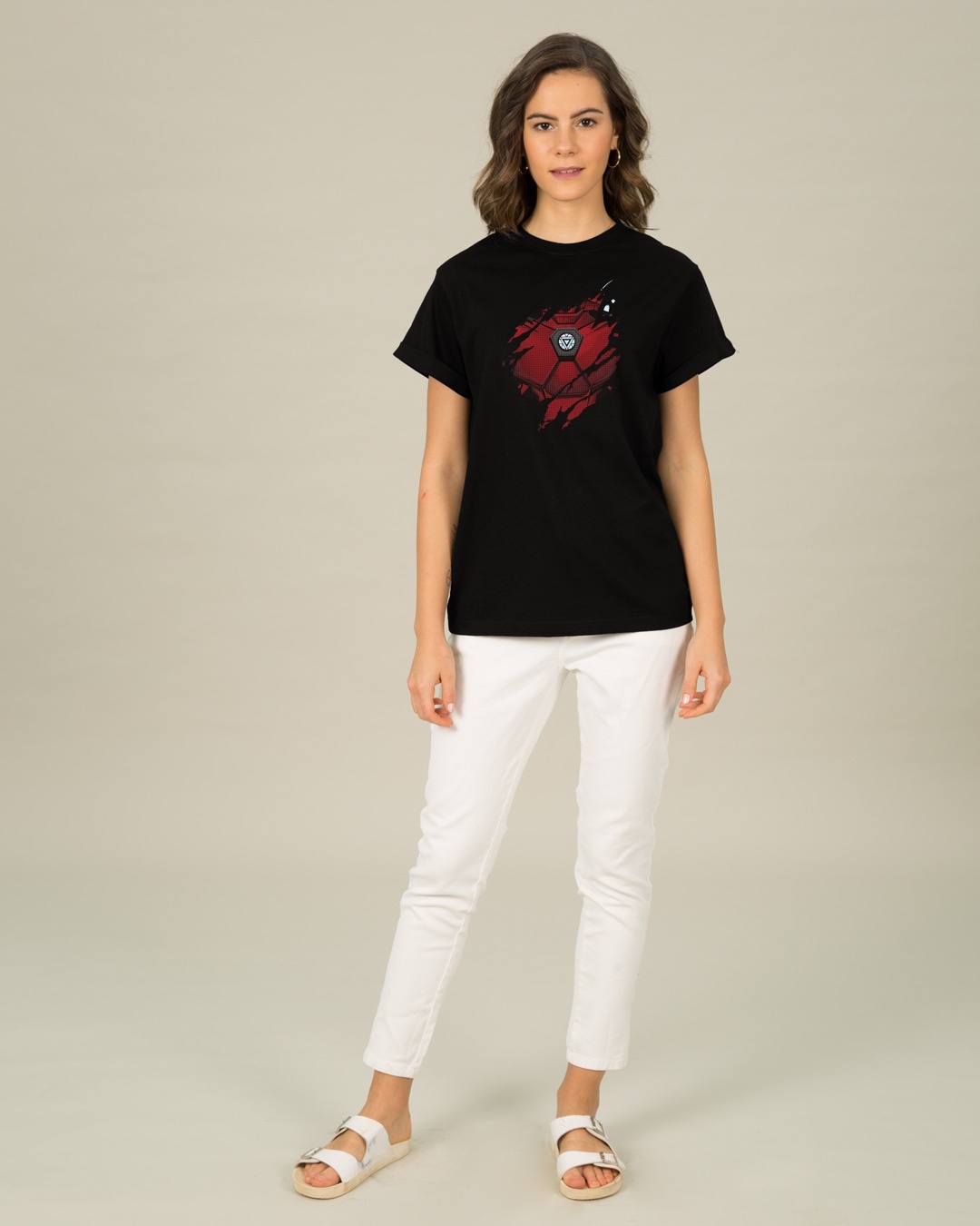Shop Iron Man Of War Boyfriend T-Shirt (AVL)-Design