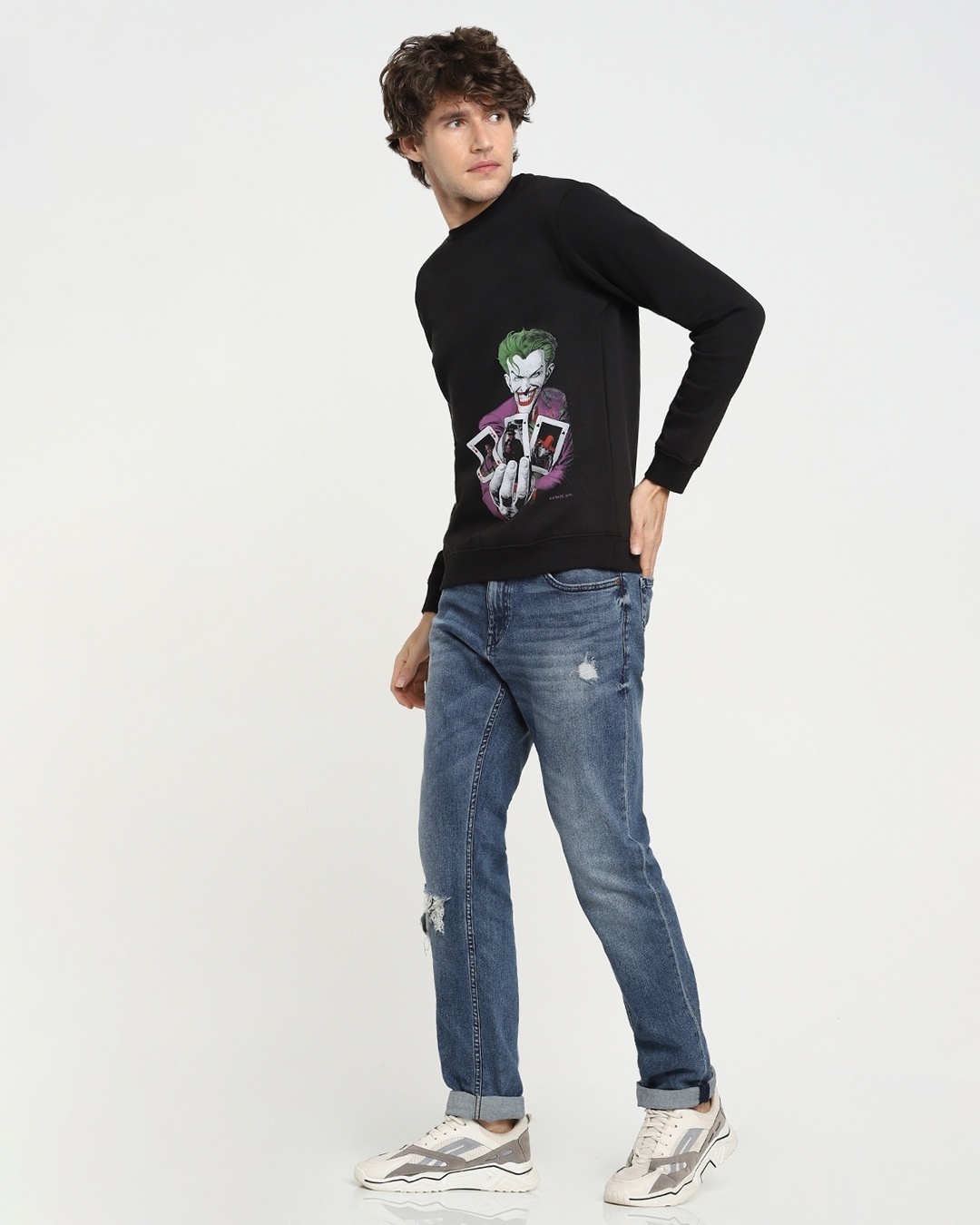 Shop Joker Cards Fleece Sweatshirt (BML)-Full
