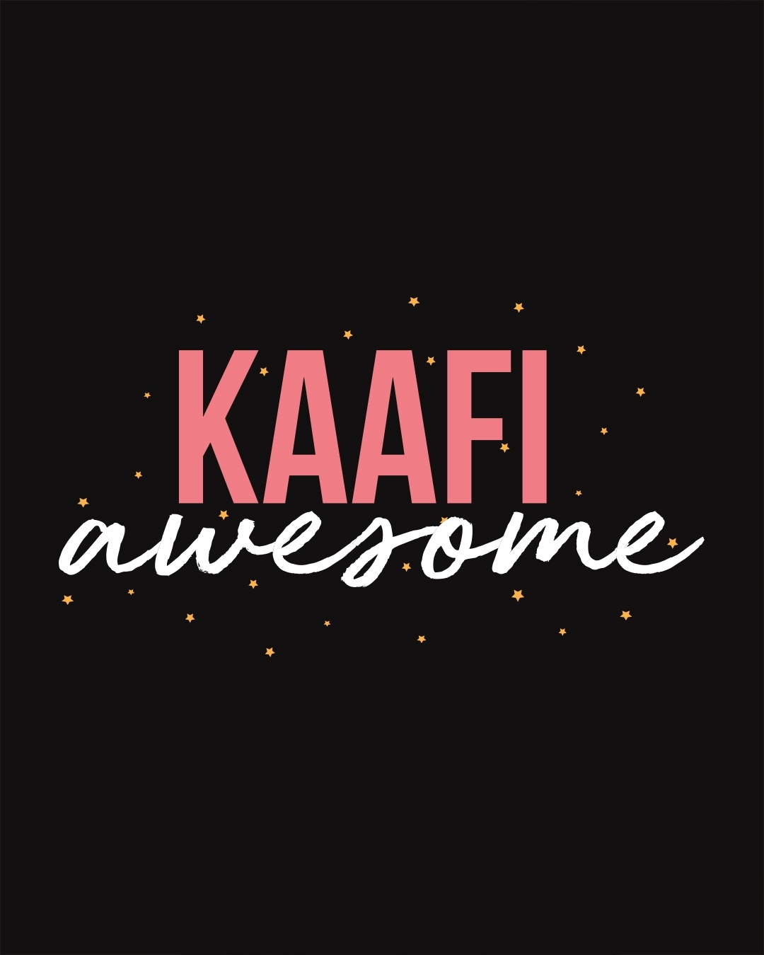 Shop Kaafi Awesome Scoop Neck Full Sleeve T-Shirt-Full