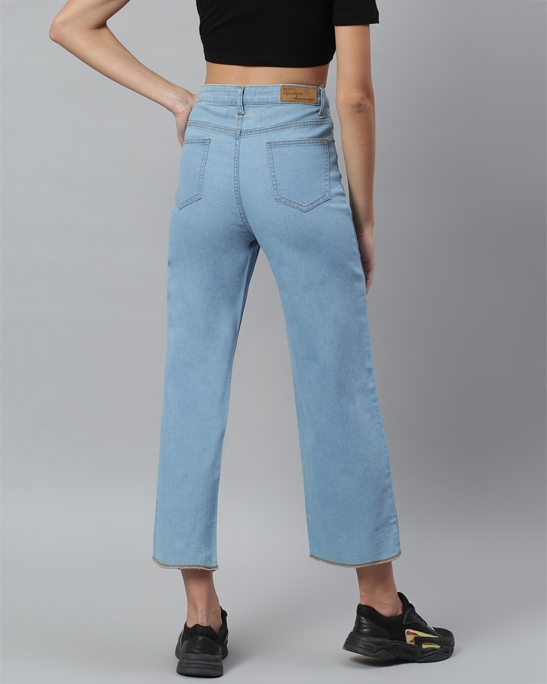 Shop Women's Blue High Rise Jeans-Back