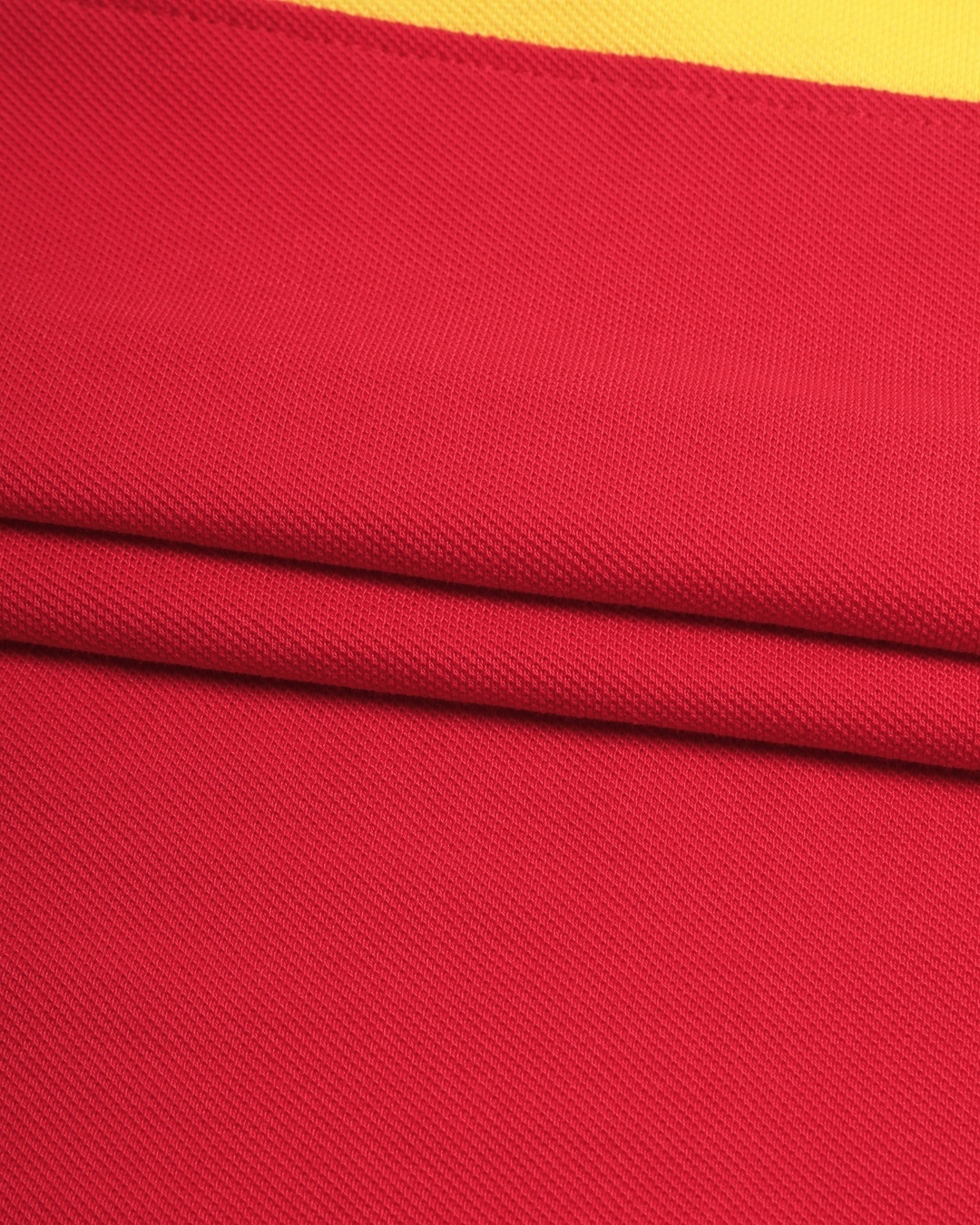 Shop Men's Lemon Crome & Crimson Red Color Block Polo T-shirt