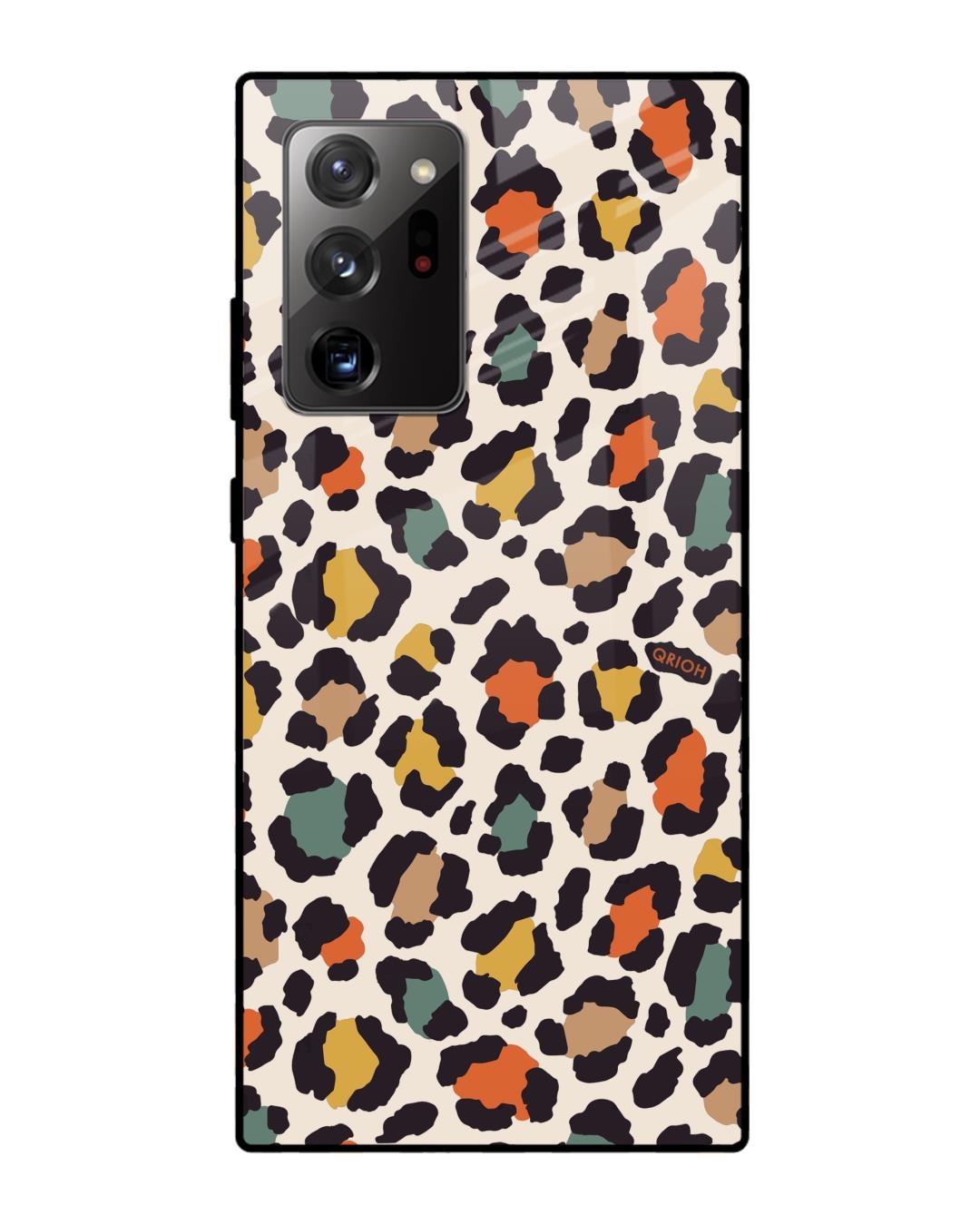 Shop Leopard Premium Glass Cover For Samsung Galaxy Note 20 Ultra(Impact Resistant, Matte Finish)-Front