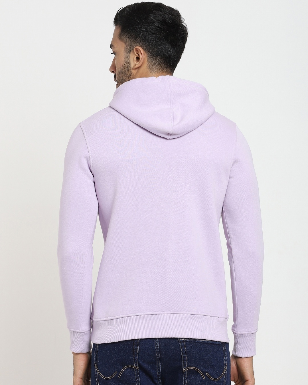 Shop Lilac Fleece Hoodie Sweatshirt-Full