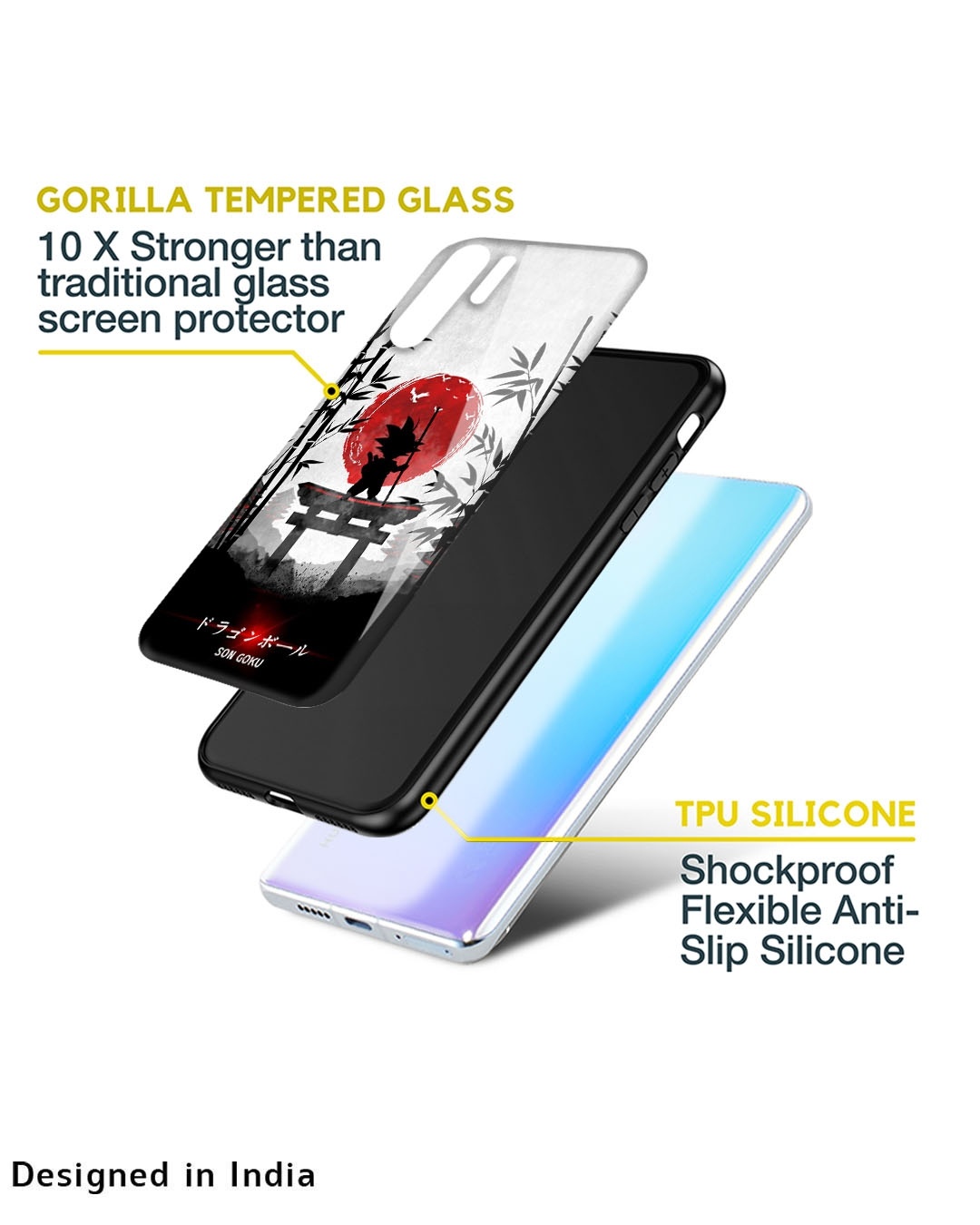 Shop Little Goku Japanese Premium Glass Case for Apple iPhone 13 Pro Max (Shock Proof,Scratch Resistant)-Design