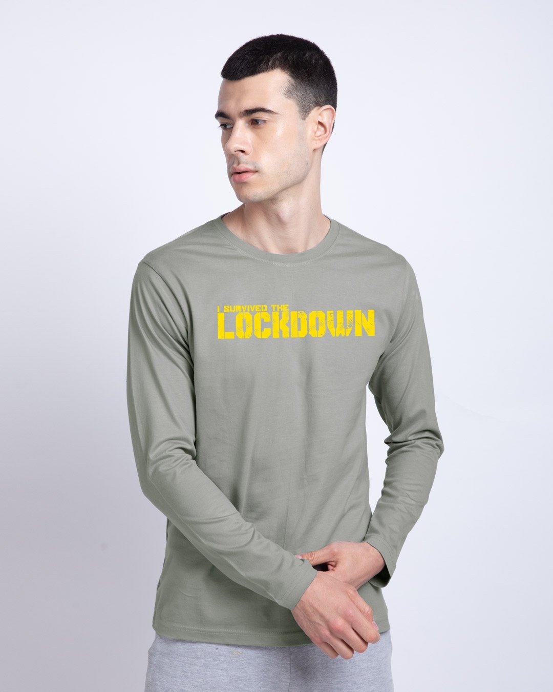 Shop Lockdown Full Sleeve T-Shirt-Front
