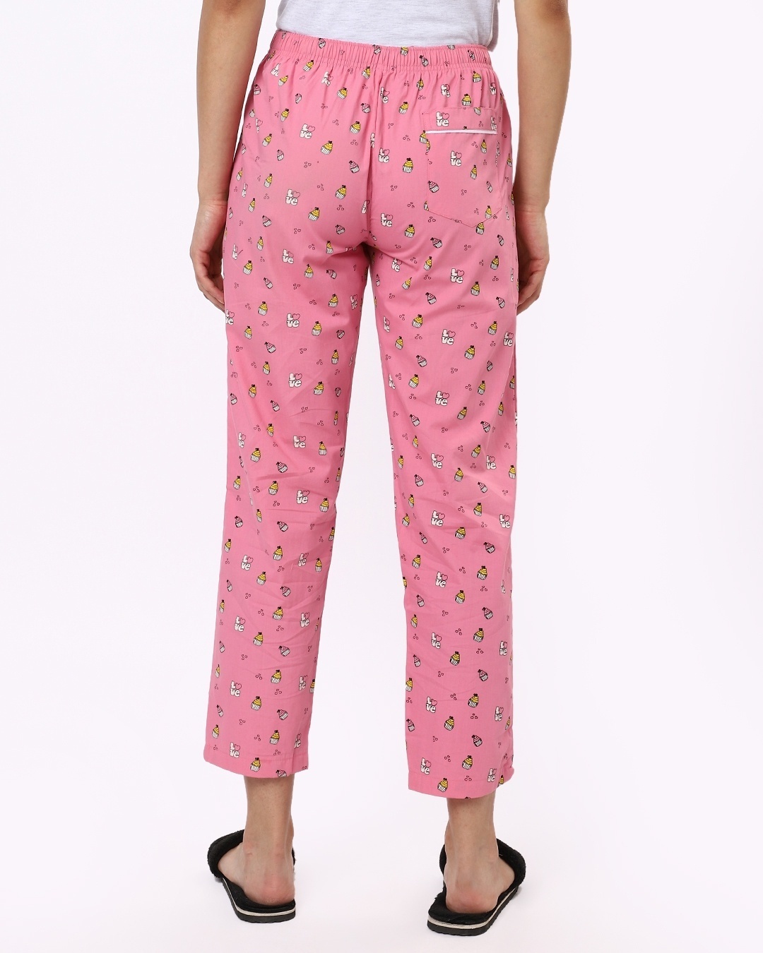 Shop Love Cupcake All Over Printed Pyjama-Full