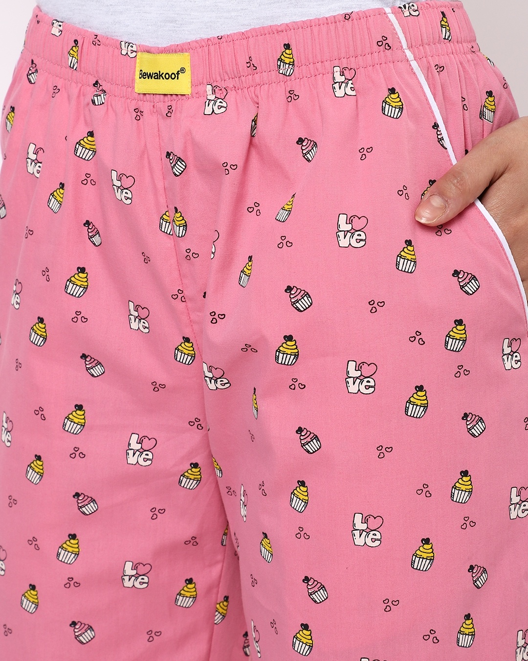 Shop Love Cupcake All Over Printed Pyjama
