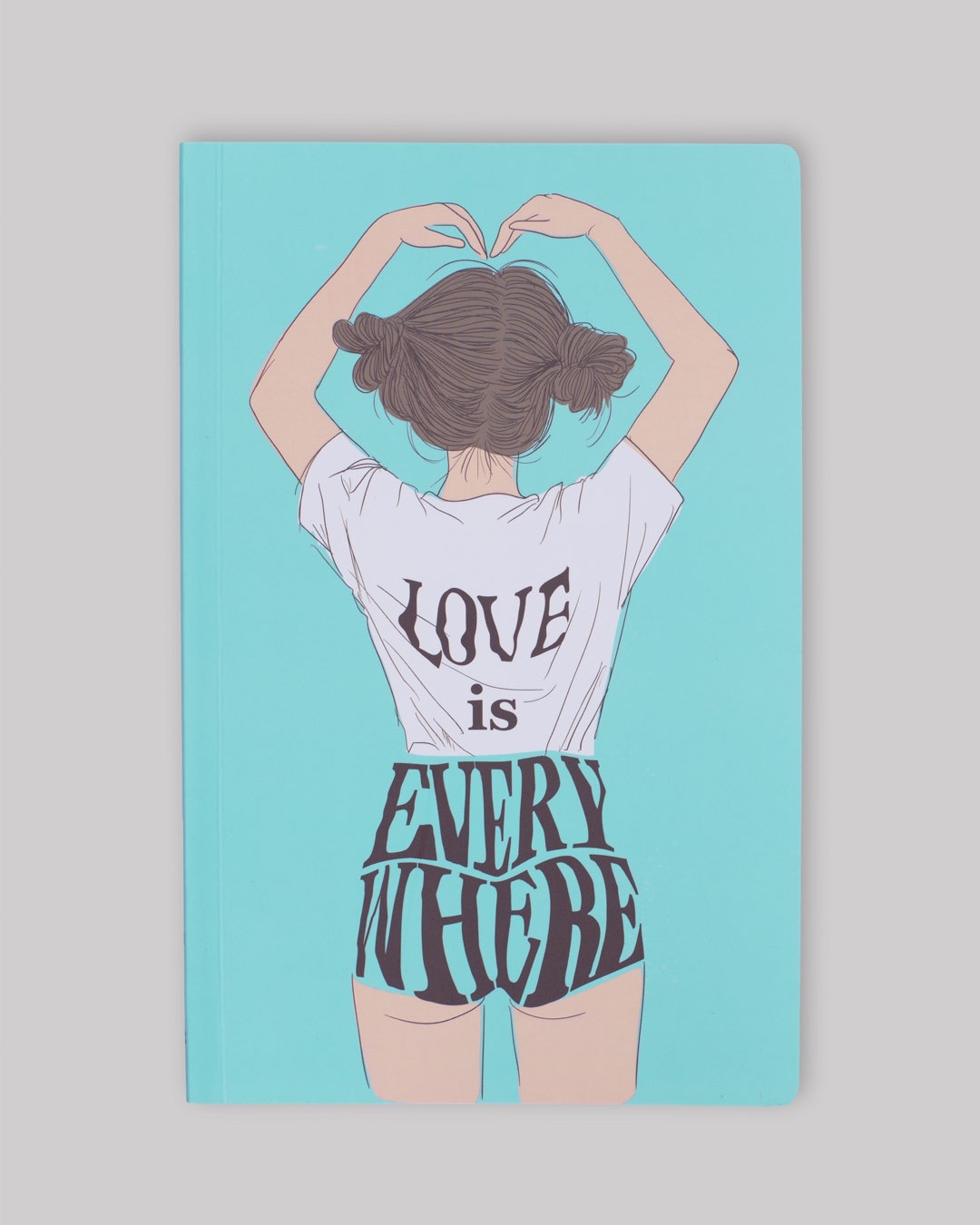 Shop Love Is Everywhere Notebook-Front