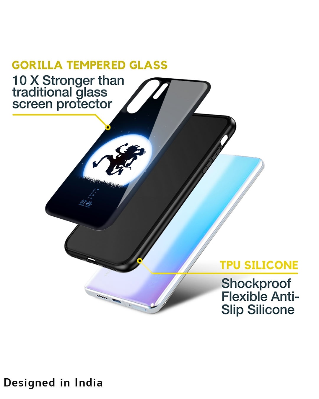 Shop Luffy Nika Premium Glass Case for Apple iPhone 12 (Shock Proof,Scratch Resistant)-Design