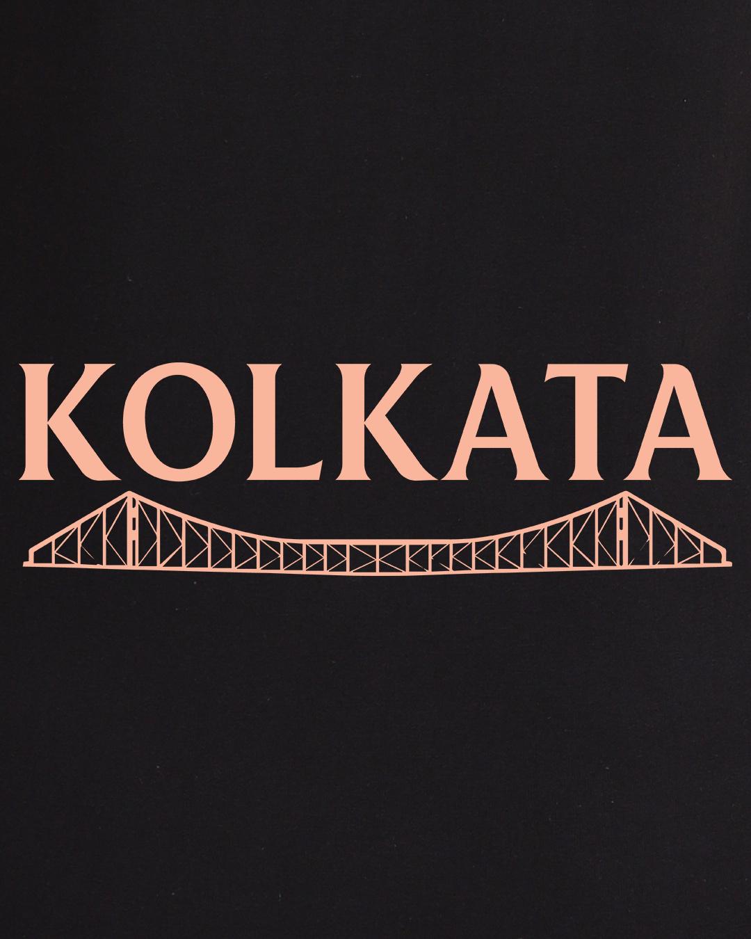 Shop Women's Black Kolkata Graphic Printed Oversized T-shirt